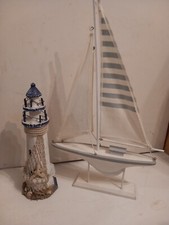 Model Lighthouse ... Bathroom Decor - Rustic Country Shabby Chic Boat/ship 