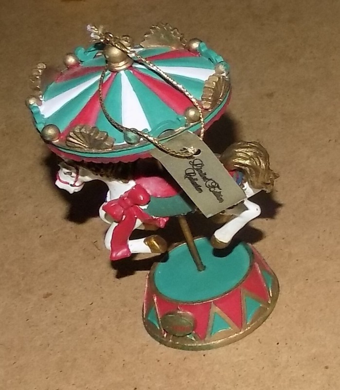 Horse on a Carousel Deluxe Edition Collectibles Christmas Ornament