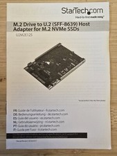 StarTech.com M.2. PCI-e NVMe to U.2 SFF-8639 Adapter