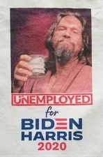 The Big Lebowski Dude 2020 Elections Biden Harris Funny T-Shirt Brand New 