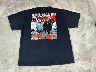 Vintage 2004 Van Halen US Tour T-Shirt - Double-Sided Graphic