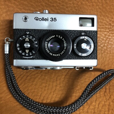 Zeiss 35 Rollei レンズ Tessar  35 Rollei 40mm Case With Germany In Made Lens 1:3,5 Tessar フィルムカメラ