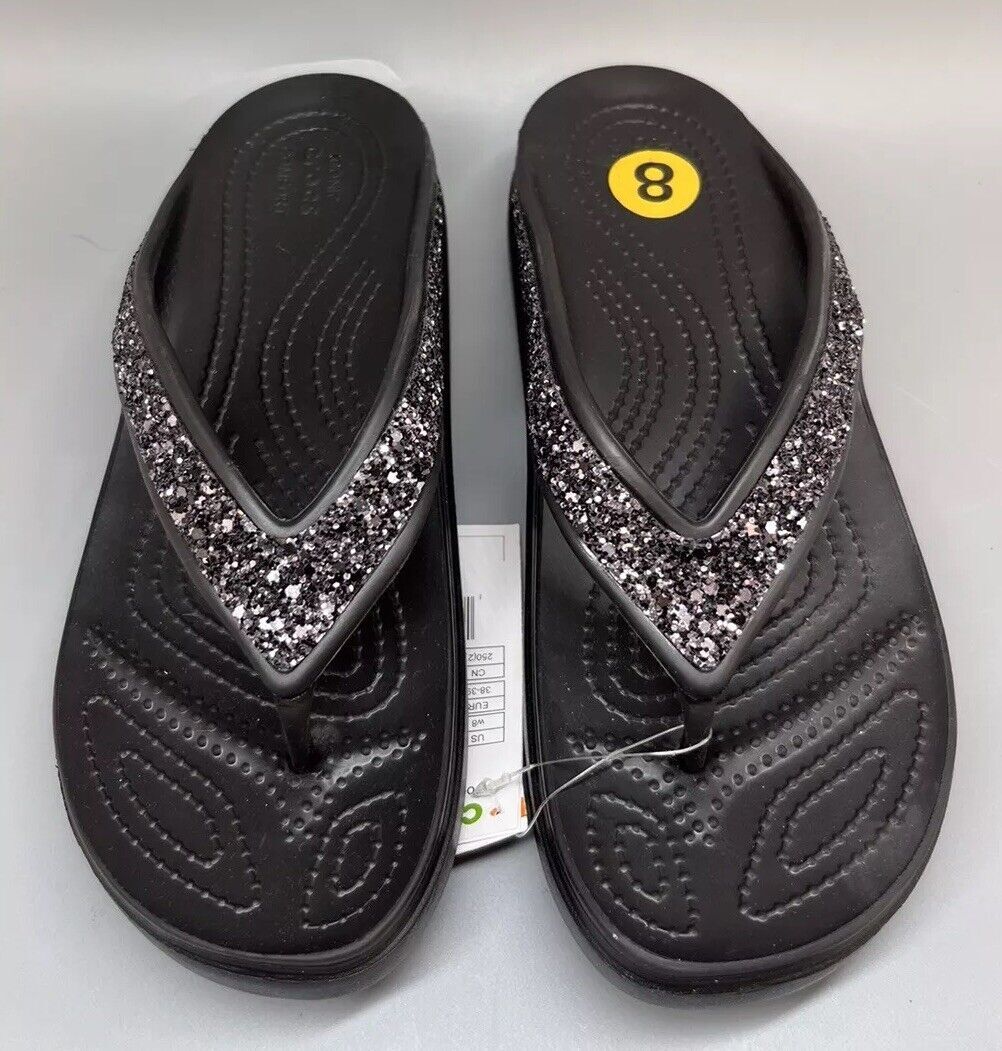 crocs sloane glitter グリッターサンダル 41 Crocs Women's Sloane Glitter Flip Sandals - Walmart.com