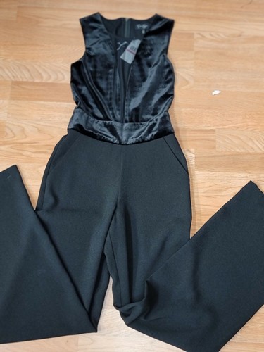 Jessica Simpson Black Weaver Fashion 10 Size XXS Women's Jumpsuit NWT #C5 - Picture 4 of 10