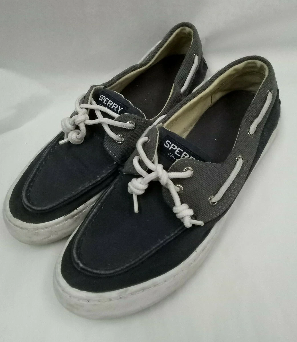 Sperry canvas mens sale