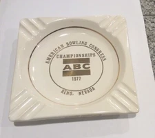 American Bowling Congress ABC Reno Nevada 1977 Ashtray