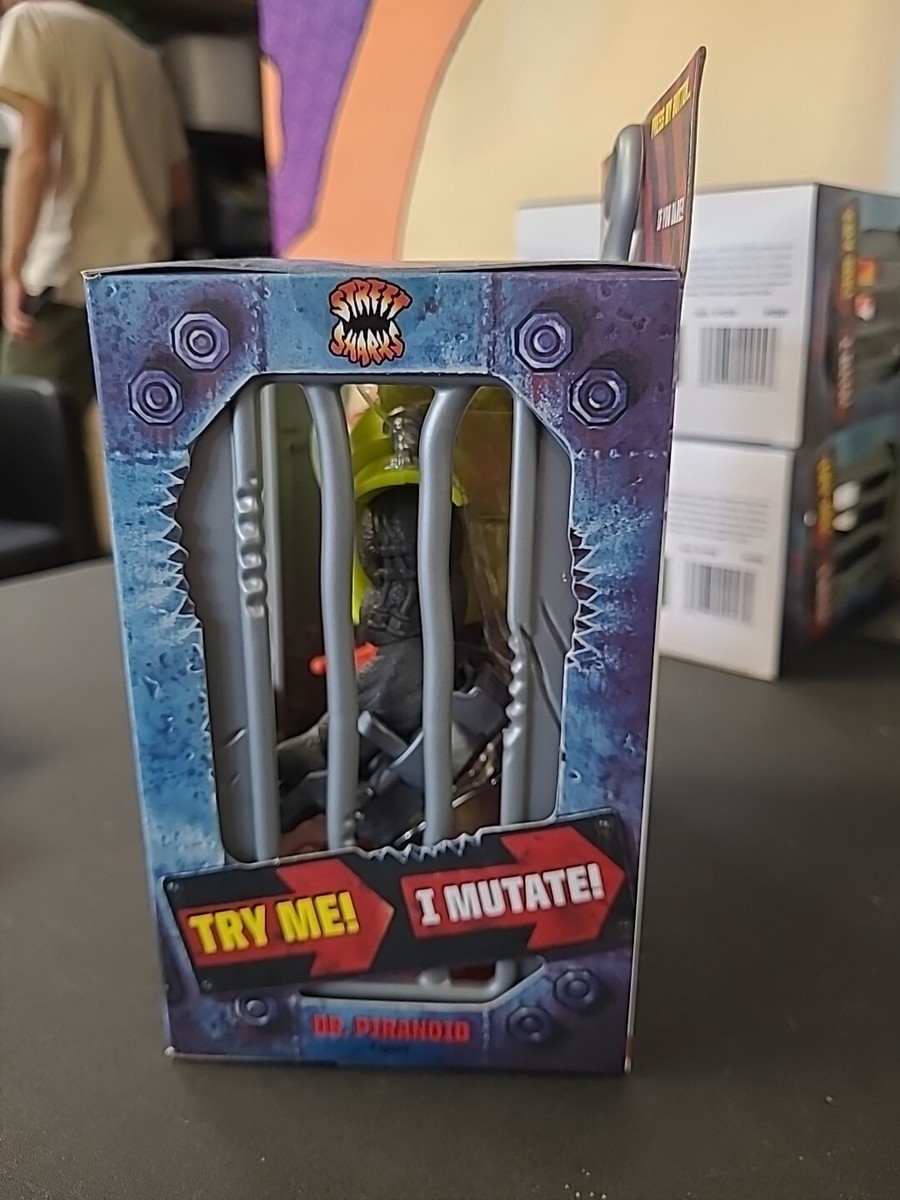 【新品未開封】 Street Sharks DR.PIRANOID Street Sharks 30th Anniversary Dr. Piranoid Action Figure Mattel