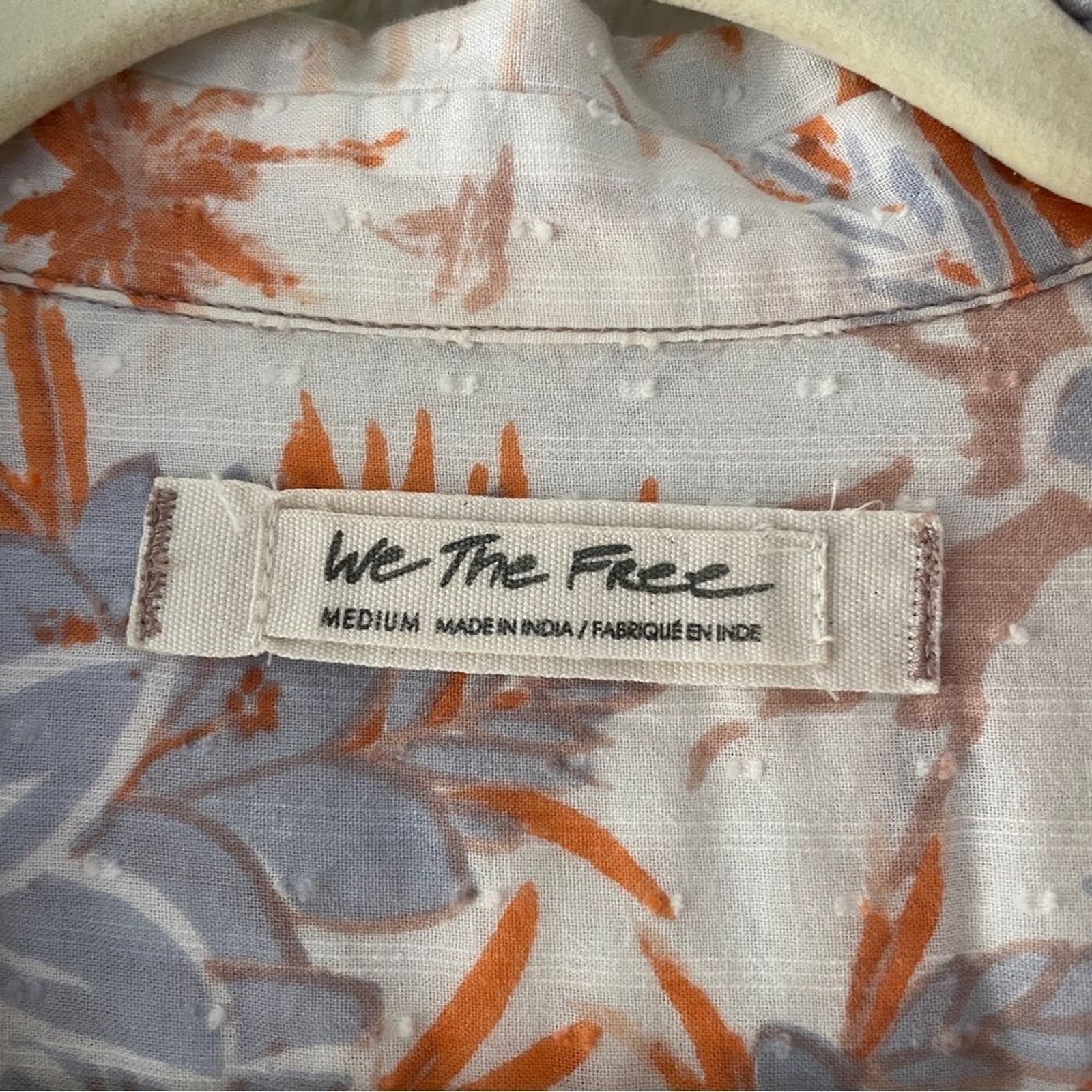 We The Free Button Down Blouse Medium - image 2