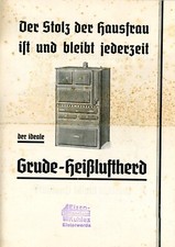 Seltenes Prospekt GRUDE-HEISSLUFTHERD Serie A-C Brosch&uuml;re K&uuml;chenger&auml;t Herd Y5606