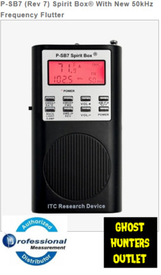 P-SB7 (Rev 7) Spirit Box With New 50kHz Frequency -Ghost