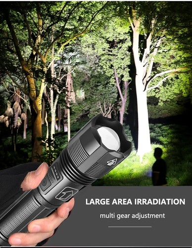 25000000 Lumen Taschenlampe LED USB 5000 Meter Taktisches Fackel Arbeitslicht DE - Bild 13 von 14