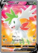 Shaymin V Full Art - Carta Pokémon 152/172 Ultra Rara SWSH09 IT Stelle Brillanti