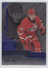 2016 Fleer Showcase Flair Row 0 Rookies Blue Ice 12/199 Sebastian Aho #41 0b34