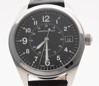 時計 HAMILTON KHAKI H685510 Hamilton Khaki Field Men's Black Watch - H685510 for sale online