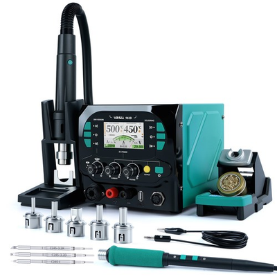 #ad YIHUA 983D Digital Soldering amp; Hot Air Rework Station Blower BGA Desoldering Kit $299.70