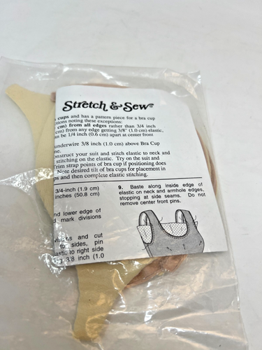 Ann Person Collectibles Sew In Foam Bra Cups Push Up Bra Pads B/C Cup NEW - 第 7/7 張圖片