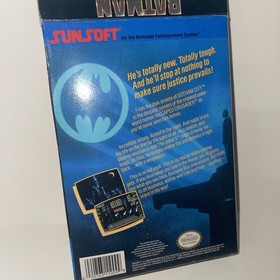 sigillo ovale Batman Il Videogioco completo di scatola nintendo nes factory poster come nuovo
