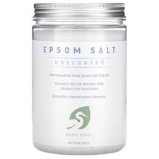 Epsom Salt, Unscented, 30 oz 850 g 