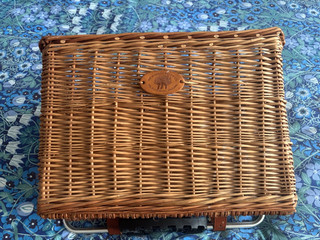 Brompton Bicycle Wicker Basket made by The Somerset Willow Company