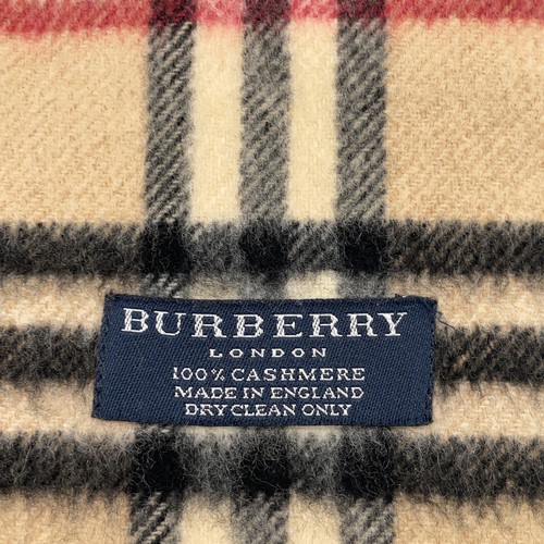 Auth Burberry Nova Check Pattern Cashmere Long Scarf Set of 2 NS070510 - Picture 23 of 24
