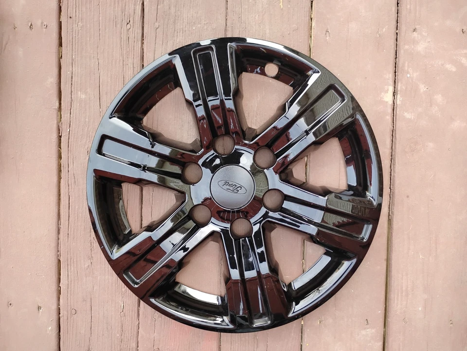 Juego de 4 cubiertas de rueda negras brillantes Ford Ranger 2019-2023 XL/XLT 17" Foto 2 de 4