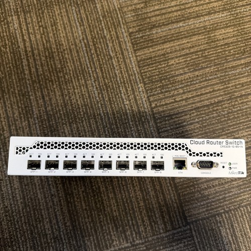 MikroTik CRS309-1G-8S+IN SFP+ 10Gbps Cloud Router Switch, White | eBay