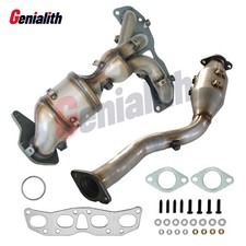 2pcs Front Rear Catalytic Converter Kit For Nissan Rogue 2008-2013 Rogue 2.5l