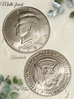 1998 S SILVER Kennedy Half Dollar MATTE Finish LOWEST MINTAGE ever, In Capsule