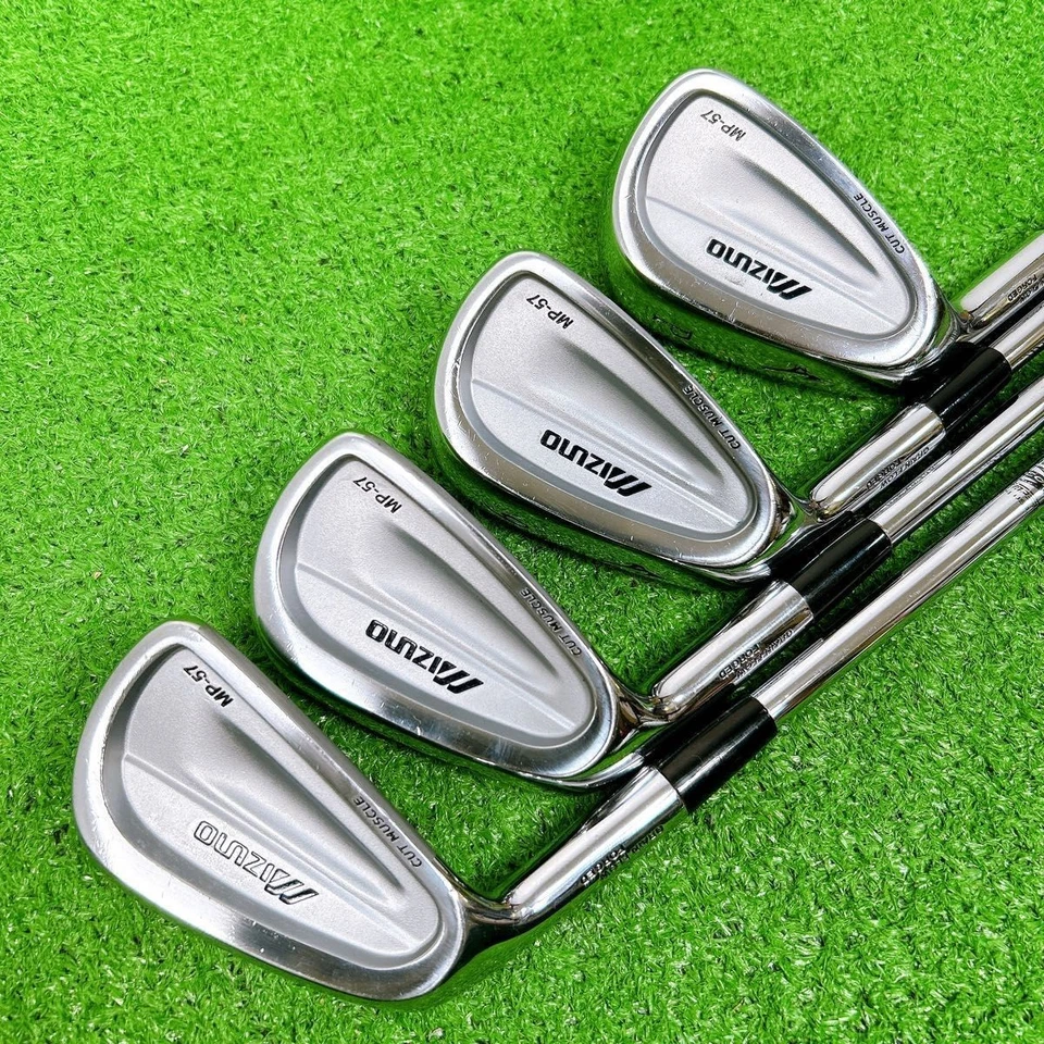 ◼️8pcs◼️ Lefty Mizuno MP-57 Iron Set 8clubs 3-9.Pw Shaft Dynamic Gold Flex X100 - Image 4 of 4