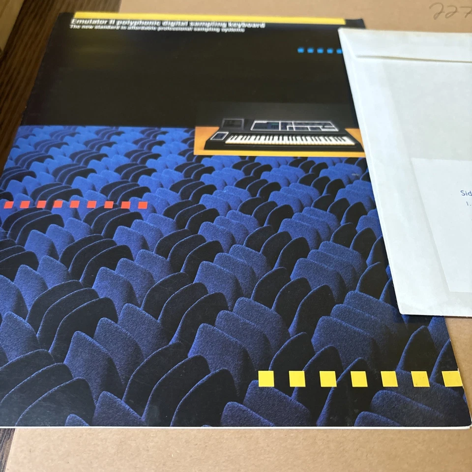 Antigo 1985 Emulador II Teclado de Amostragem Digital Polifônico Disco de Demonstração - Imagem 3 de 4