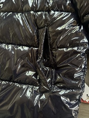 Calvin Klein Puffer Jacket Black Insulated Full Zip CM152963 Men's