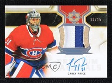 2020 Ultimate Collection Signature Premium Materials 13/15 Carey Price Auto 00em