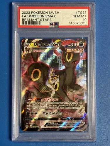 Pokémon Umbreon VMAX TG23/TG30 Brilliant Stars Trainer Gallery Ultra Rare PSA 10