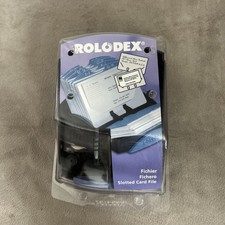 Vintage 2003 Rolodex Card File W/ 100 Slotted Cards 2 5/8 X 4 NEW