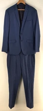 Connor mens suit set jacket 42 slim + pants 35 slim navy blue 120742