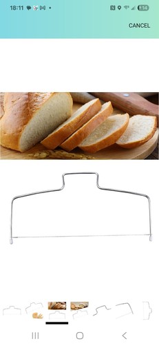 2 - Adjustable cake leveler and slicer- stainless steel wire - Picture 2 of 2