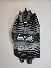 Seattle Seahawks NFL Baja Boho Backpack Handbag Shoulder Bag Purse Drawstring