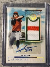 Alonzo Tredwell 2024 PANINI BOYS OF SUMMER PROSPECT PATCH AUTO HOLO SILVER 15/25