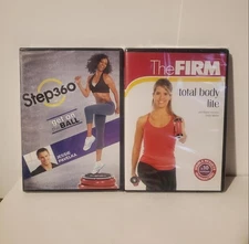 Step360 & The FIRM Total Body Lite 2 DVD Fitness Workout Set Jessie Pavelka...
