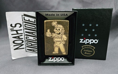 #ad #ad Task Force Doomer Fallout #x27;Wasteland#x27; The End Zippo Lighter TFD SUPDEF WRMFZY $114.99