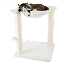 Cat Tree Scratcher Kitten Pet Bed Hammock Style Lounging Top Hanging Toy