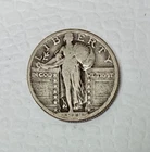 1918-S Silver Standing Liberty Quarter, Fine Condition, Better Date!