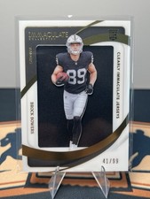 2024 Panini Immaculate Brock Bowers Clearly Rookie Jerseys /99 PLEASE READ DESC