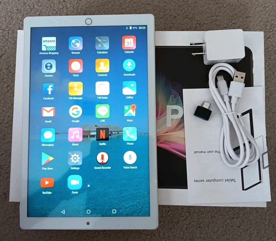 2025 Android 13 10.9 In Tablet 1TB 16G RAM Beige Dual SIM - Image 2 of 3