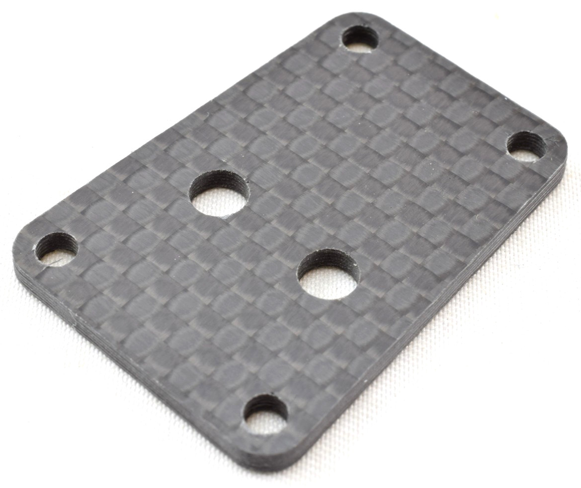 Трансмиссионная скоба Xtreme Team Associated RC10 GT Classic из углеродного волокна толщиной 2 мм 10577