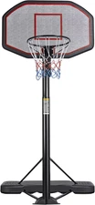 Basketball Hoop Outdoor for Adults Portable Basketball Goal Court 9-12Ft Height 