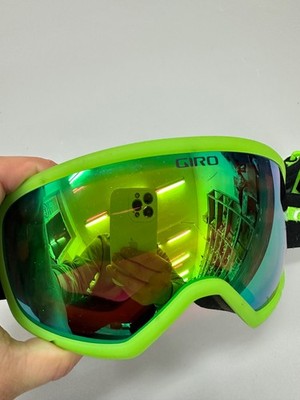 GIRO Blok Vivid Emerald Snowboard Ski Goggles ZEISS Lens Green Black
