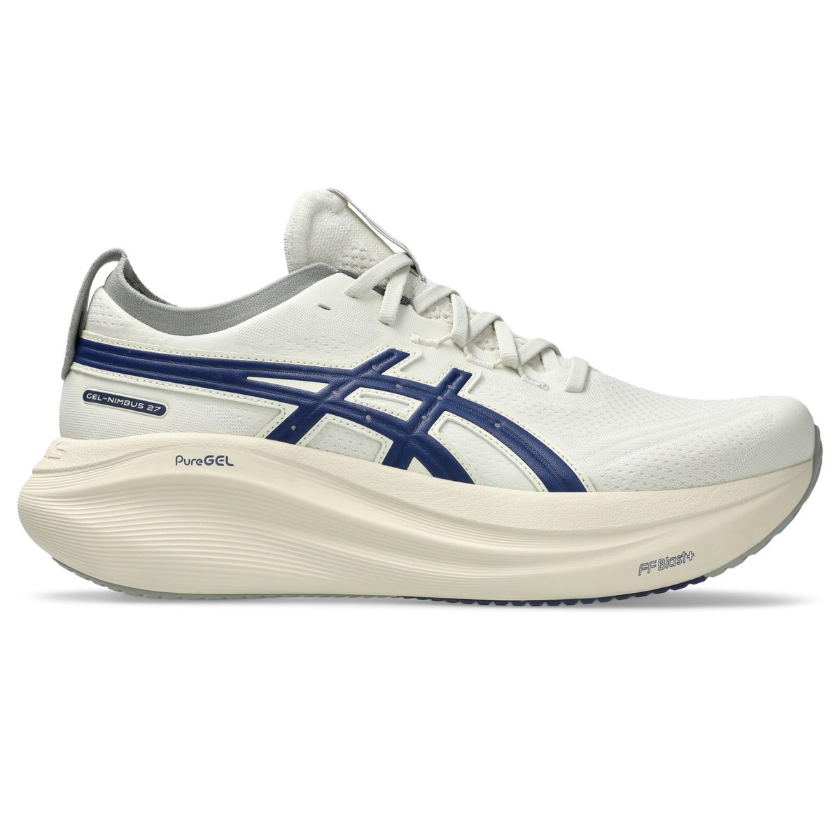 ASICS Men's Gel-Nimbus 27 ATC Running Shoes, Birch/Indigo Blue | eBay