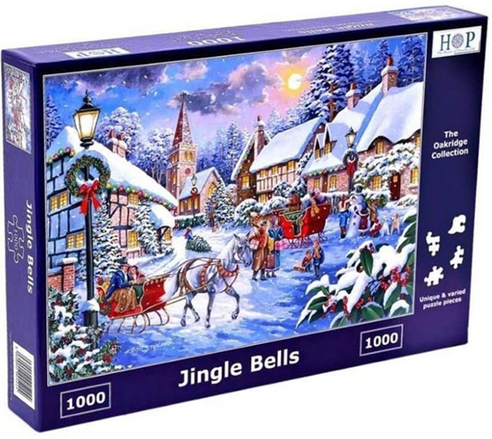 Brand New Sealed Jingle Bells HOP House of Puzzles - 1000 Piece Jigsaw