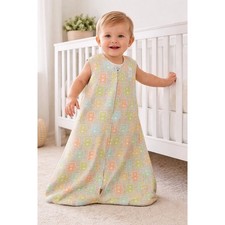 Halo Sleep Sack L 12 -18 Months Teddy Bears Zipper 100 Cotton Sleeveless